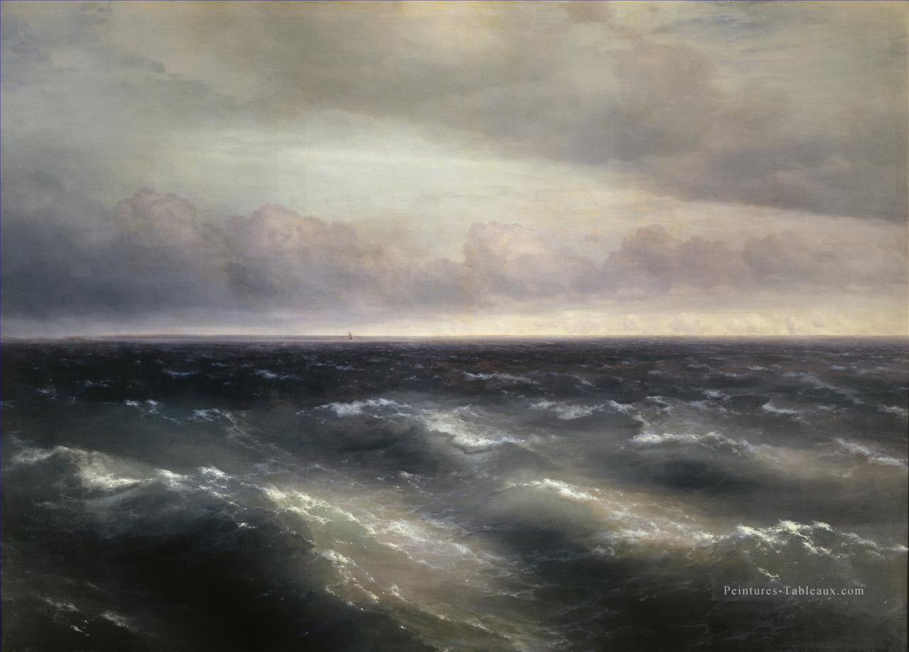 la mer Noire Romantique Ivan Aivazovsky russe Peintures à l'huile